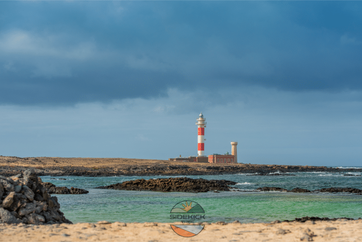 fuerteventura kitesurf spots: lagoon del toston, faro del toston